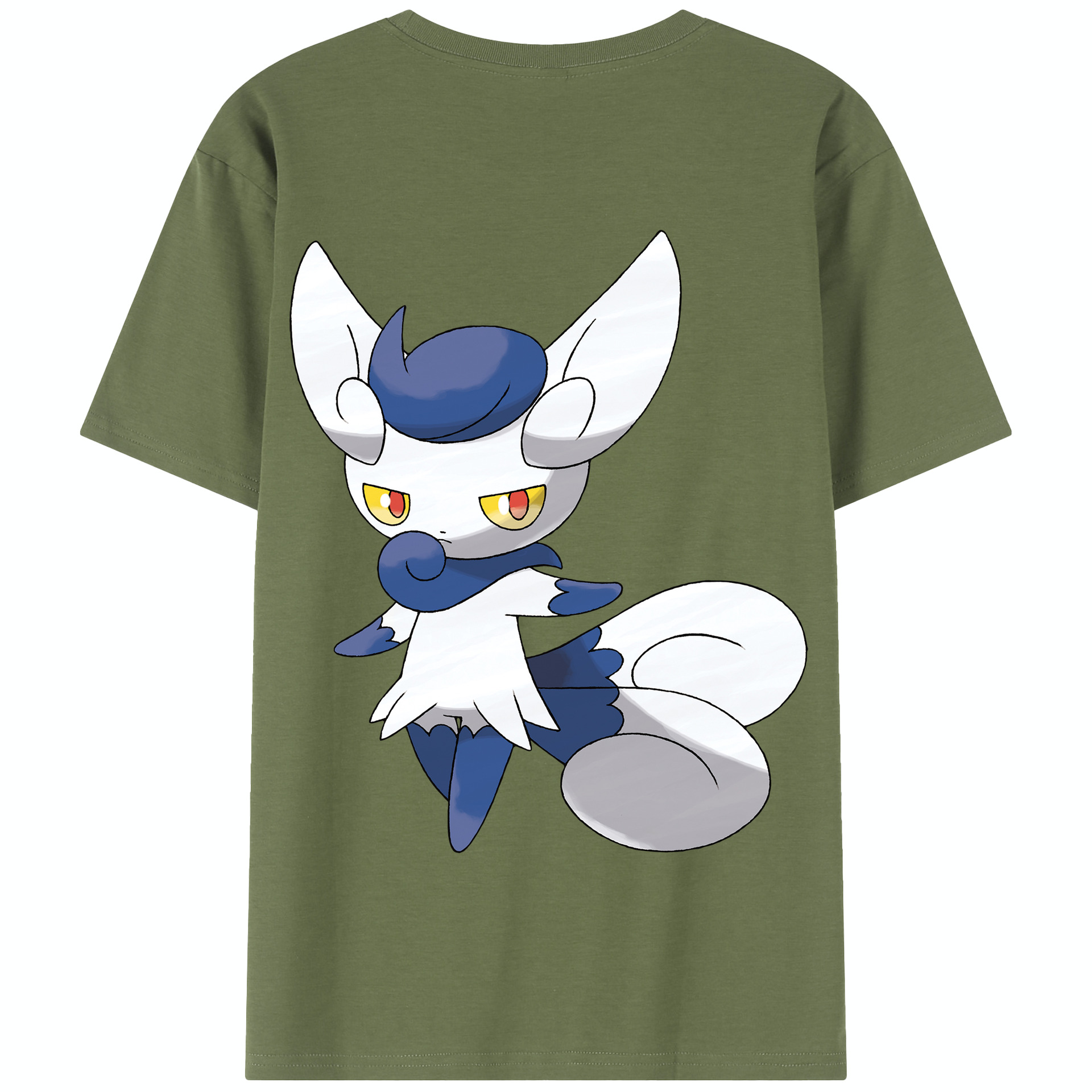 （画像用） ポケットモンスター Pokémon 綿100％半袖Tシャツ（背面プリント）